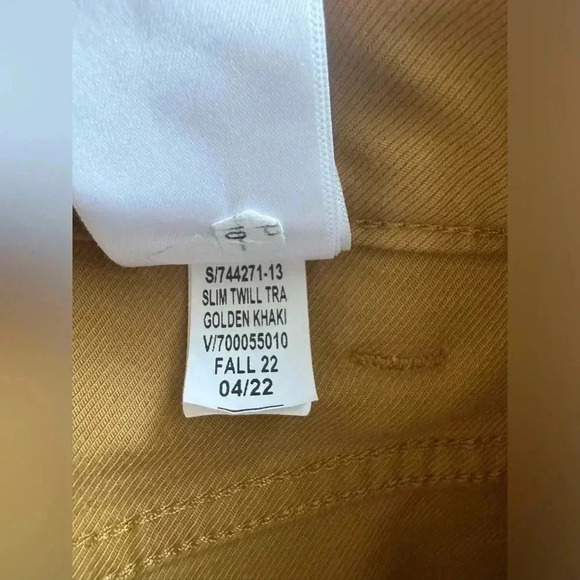 Banana Republic Slim Traveler Pant Ochre Yellow - Picture 12 of 16
